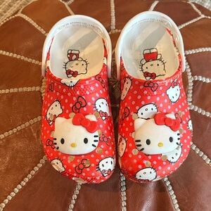 CROCS Kids Red Hello Kitty Shoes